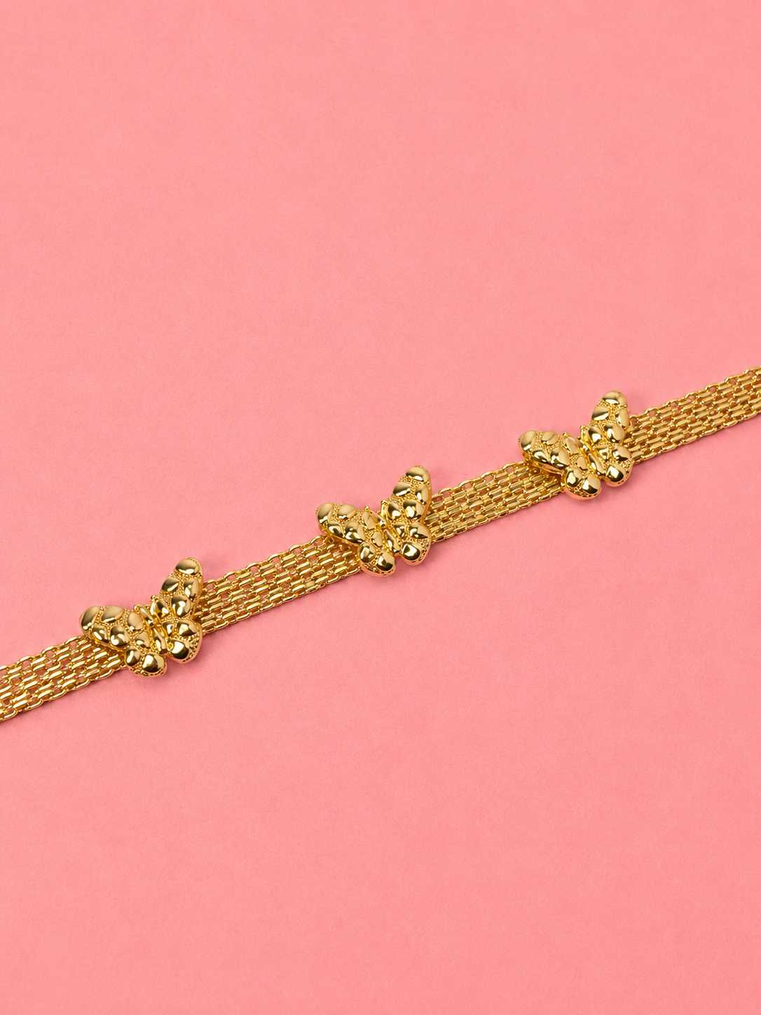 butterfly charm bracelet