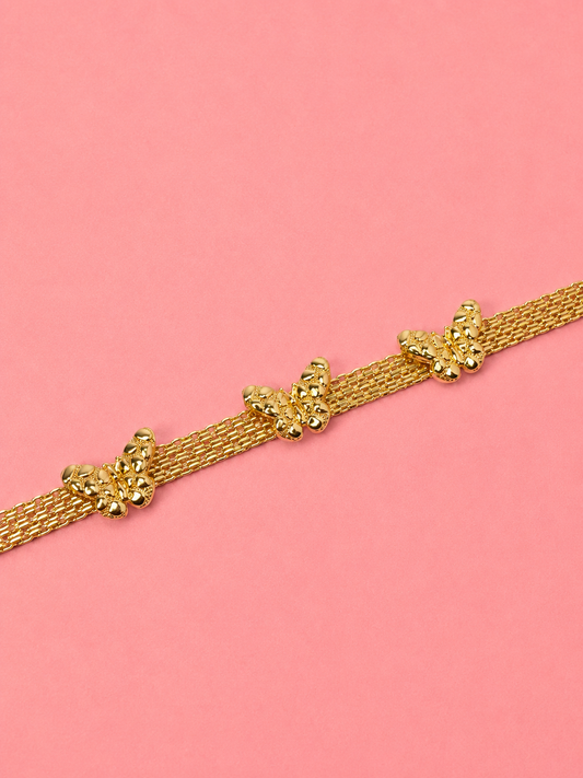 butterfly charm bracelet