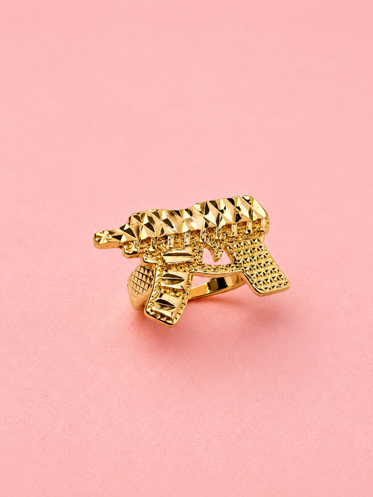 gold draco ring